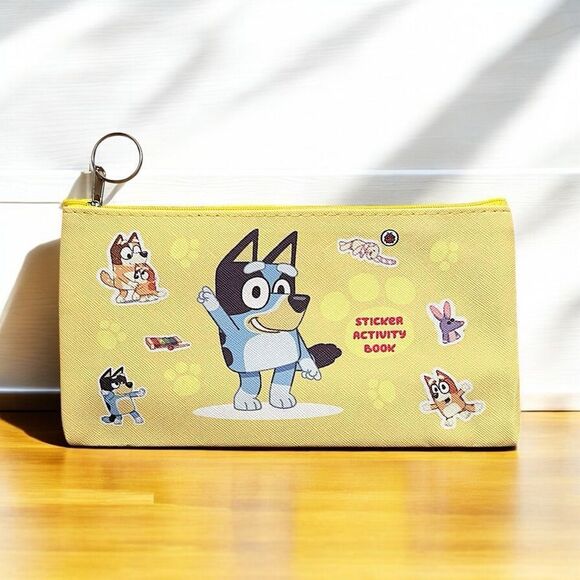 Bluey Yellow Pencil Case - Picture 1 of 2